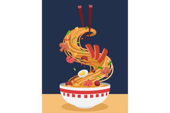 Asian Noodle Bowl: A Dynamic Display Font for Bold Branding