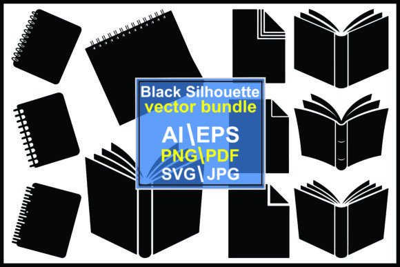 Designing with Silhouettes Notebooks and Books Spiral