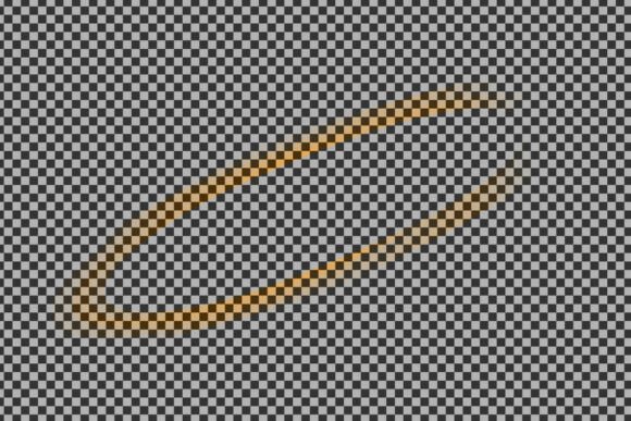 Dynamic Golden Light Trail Effect: Luminous Design for Impact