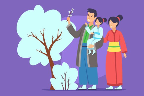 Family Joy: Capturing Togetherness in a Vibrant Design
