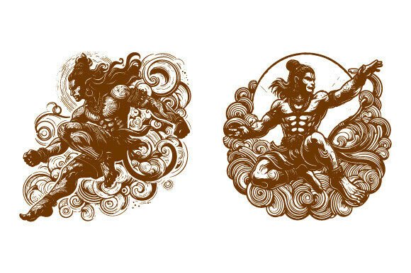 Lord Hanuman Drawn in a Powerful Vector: A Designer's Guide