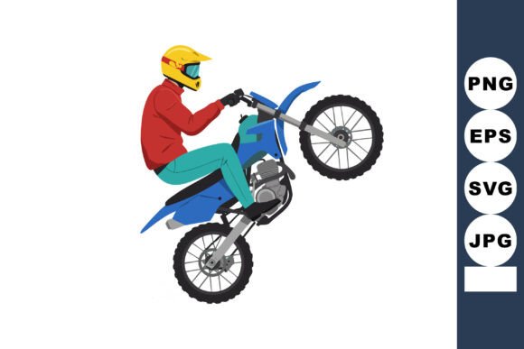 Mastering Visual Impact: The Motorcycle Rider Performing Wheelie Stun
