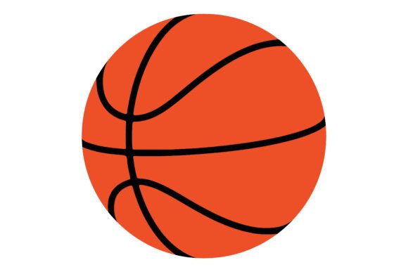 Minimal Basketball Vector: Bold Graphics for Active Brands