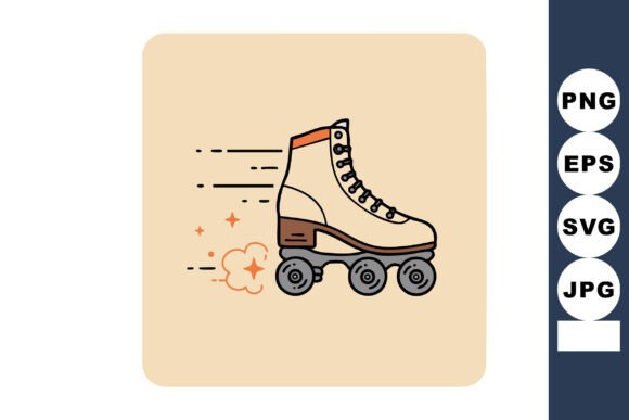 Retro Roller Skate Design: Speed, Sparkles, and Style