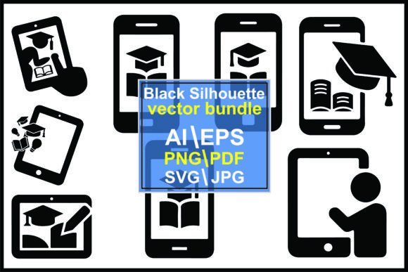 Silhouette Smartphones and Tablets Books: Visualizing Education
