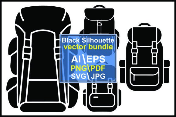 Silhouettes of Various Luggage Bags: A Visual Toolkit for Modern Design