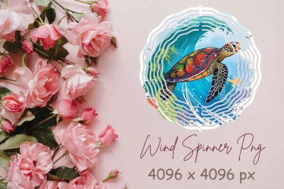 Turtle Wind Spinner Png: Motion and Charm for Your Projects